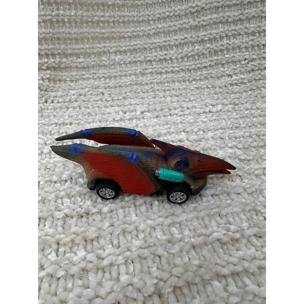 Dinosaur‎ Toy Cars Pull Back Vehicles 4pc Set Triceratops Stegosaurus Kids Toys